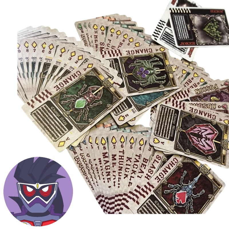 Party Games Good - Bandai Kamen Rider personnages d'anime cartes
