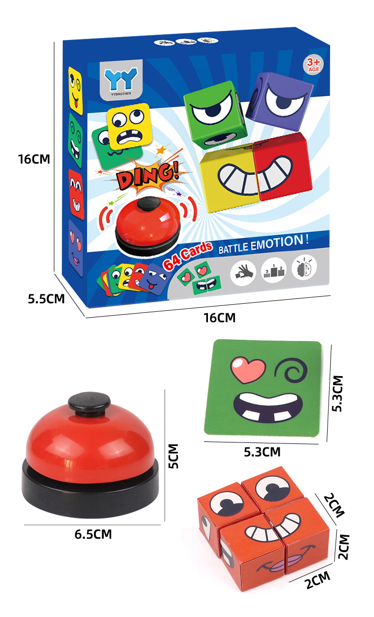 Party Games Gamecube - Jeu de société familial Rubik's Cube