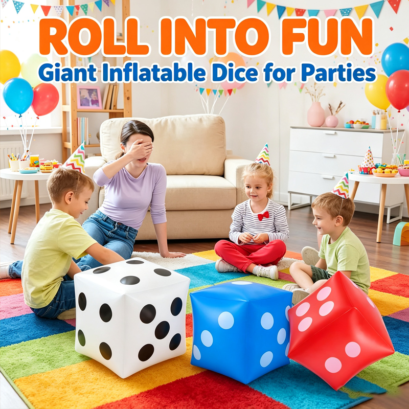 Party Games Gamecube - Dés géants gonflables en PVC pour