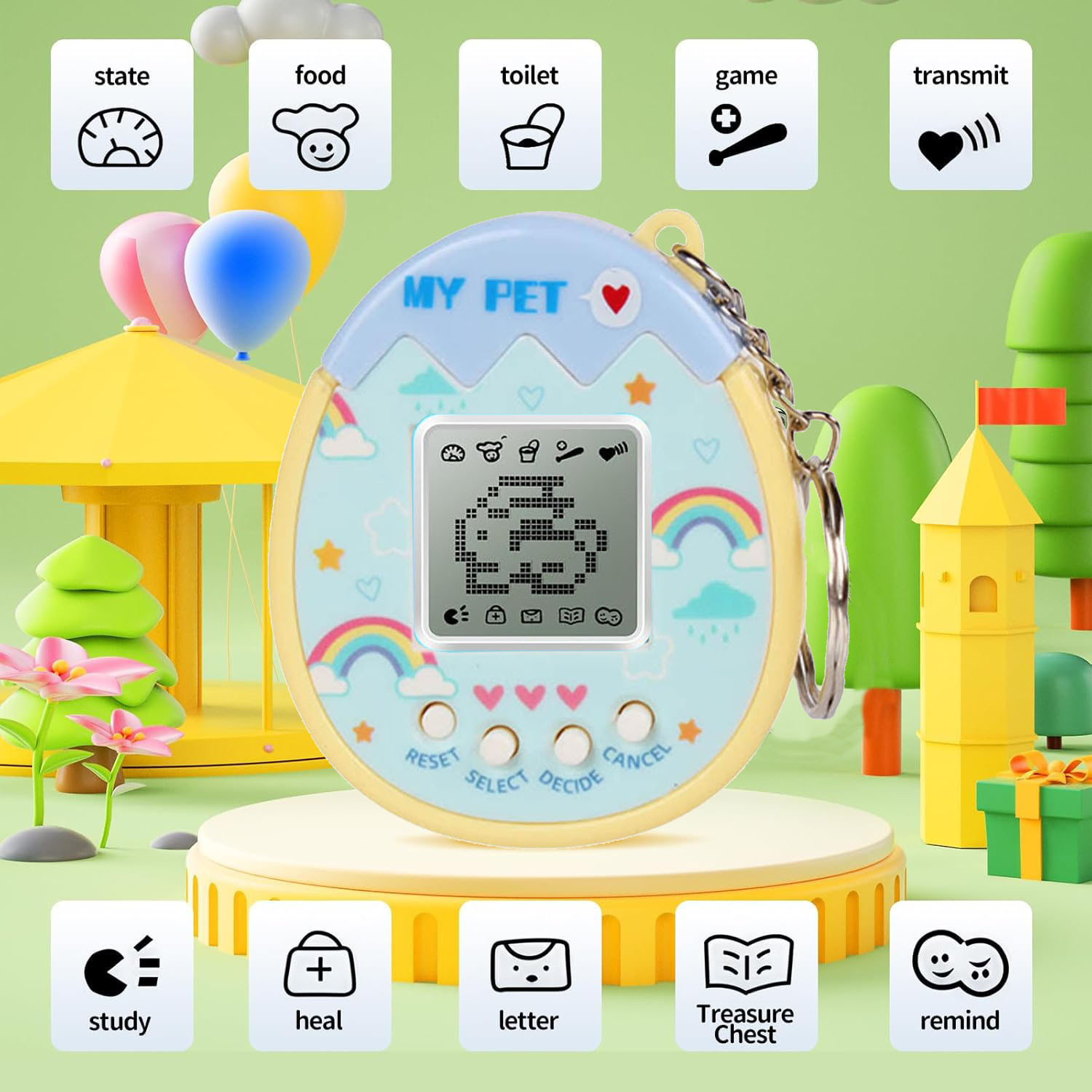 Party Games Phone - Jouet interactif numérique pour animaux de