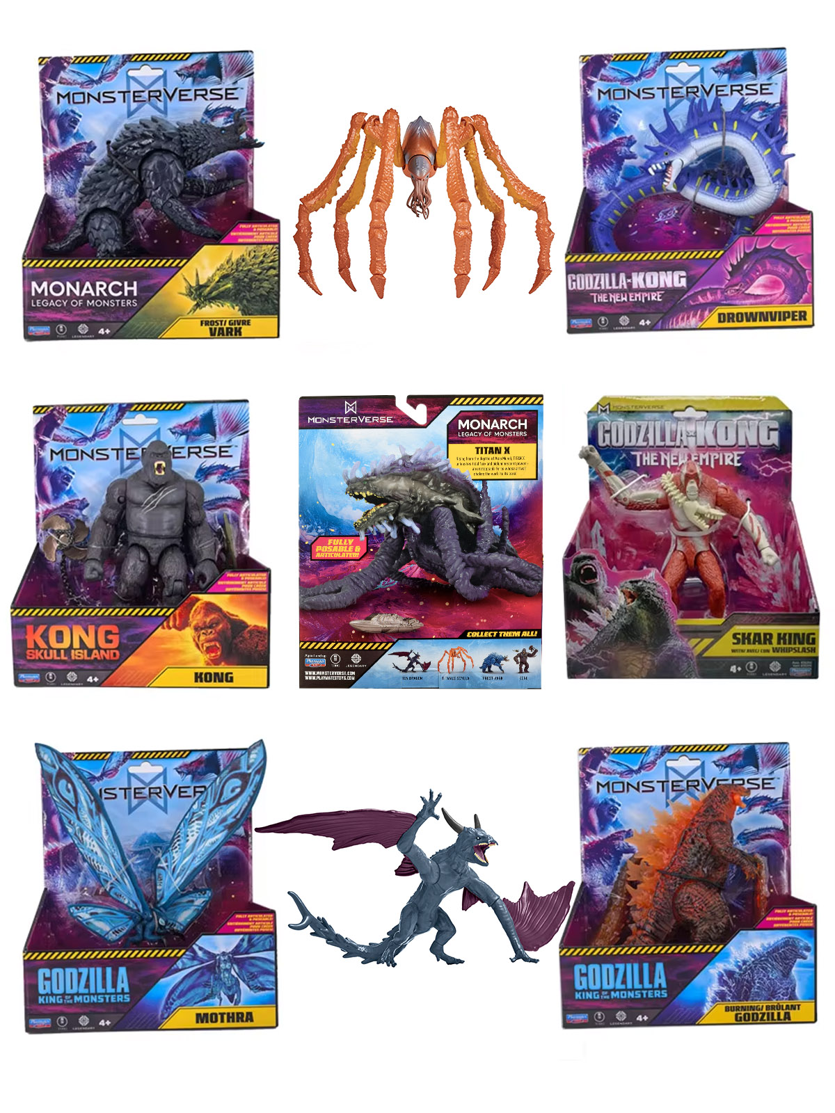 Party Games New Year - Figurine d'action Playmates Godzilla VS Kong