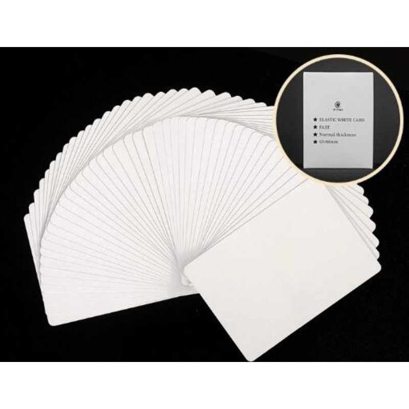 Party Games Easy - Carte blanche élastique (Double face blanche),
