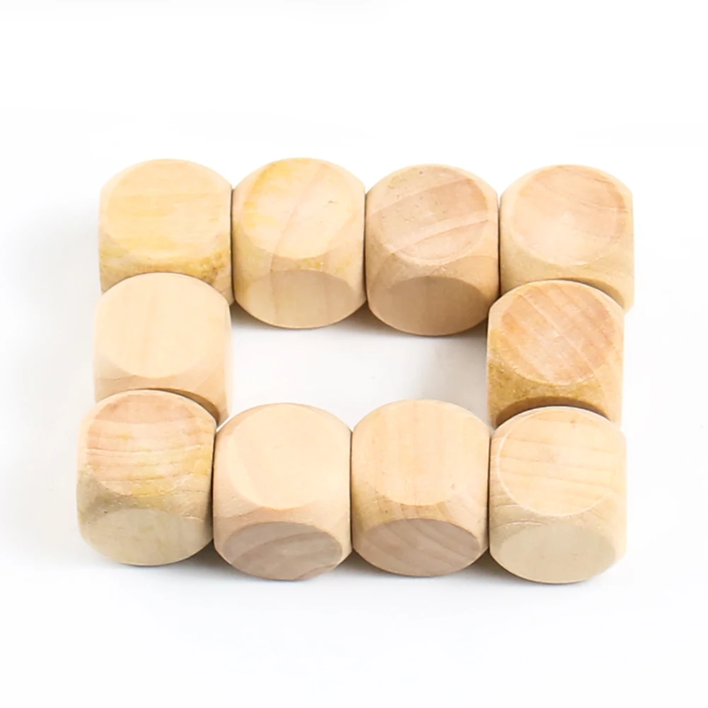 Dés en bois vierges de 20mm, 6 - Party Games Gamecube avis et prix