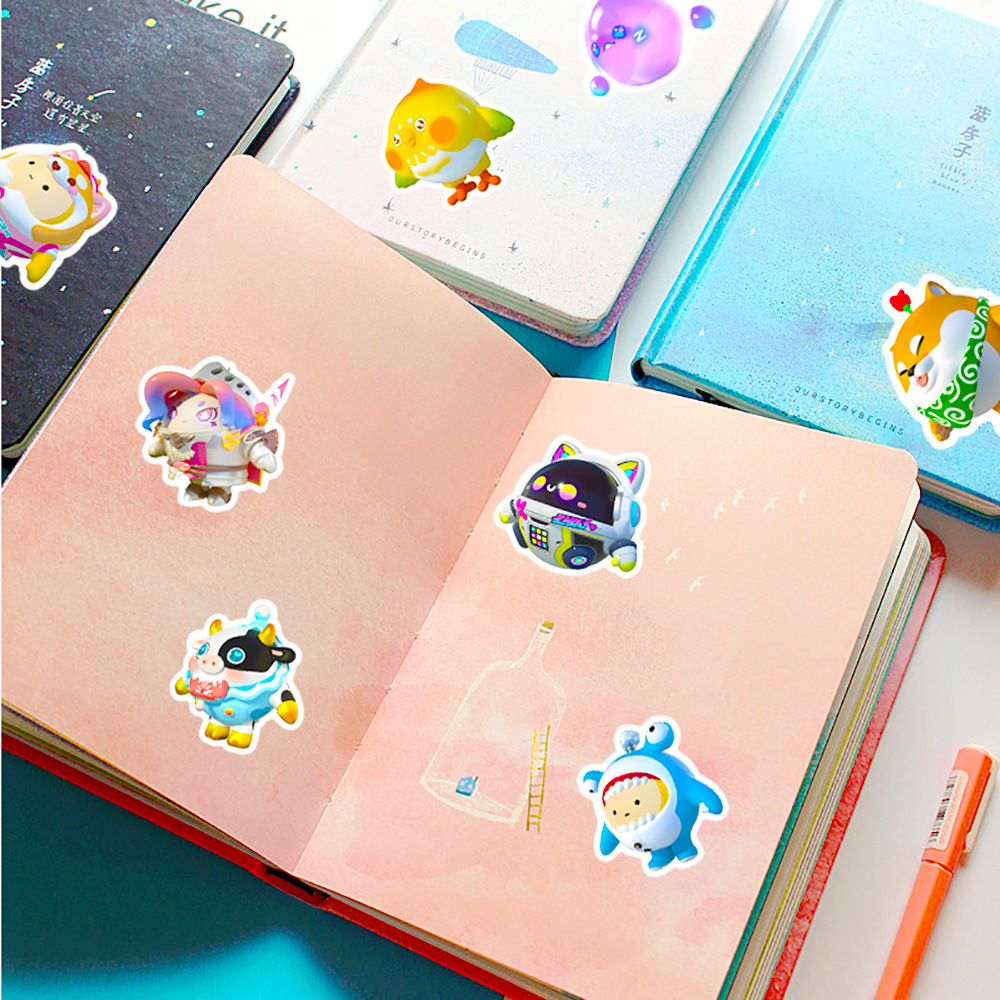50 autocollants Kawaii Eggy Pa - Party Games Phone avis et prix