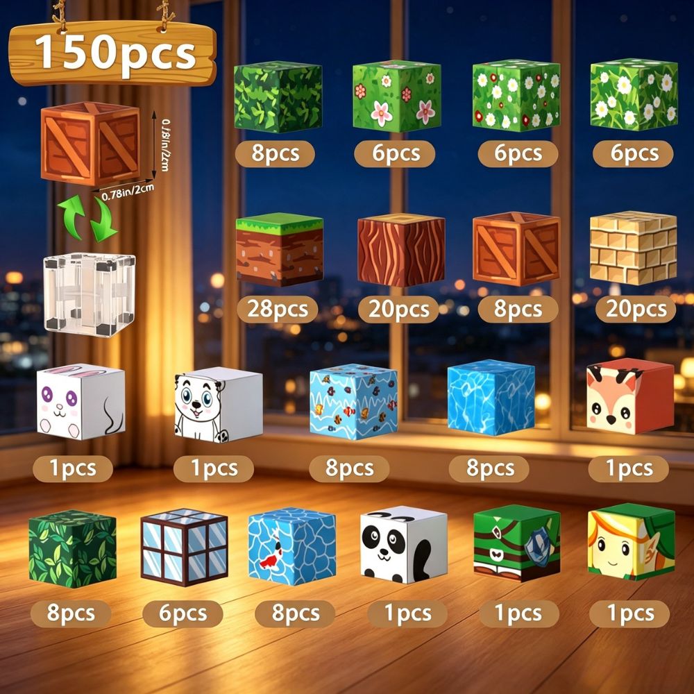 KAVOWORLD 150 pièces Blocs de  - Party Games Indoor For 6 12 Year Olds avis et prix